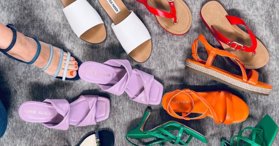 Rare DSW Stackable Savings on Sandals | Get TWO Pairs for UNDER $20 Shipped!