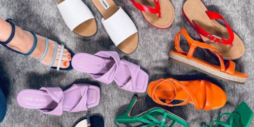 Up to 80% Off DSW Women’s Sandals | Vince Camuto, Korks, Guess, Blowfish & More!