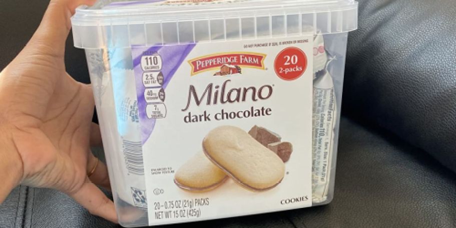 Pepperidge Farm Dark Chocolate Milano Cookies 20-Count JUST $9 Shipped on Amazon (Reg. $14)