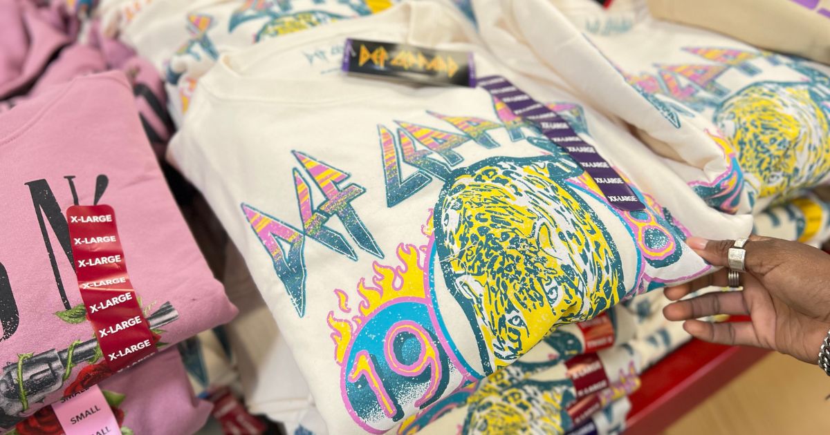 Sam's Club Clothing Clearance Women's Band Sweatshirts JUST 5.81