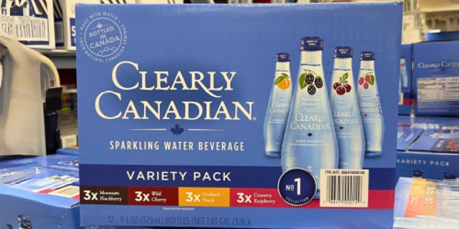 Clearly Canadian Variety Pack Now at Sam’s Club for a Limited Time (Iconic ’90s Drink!)