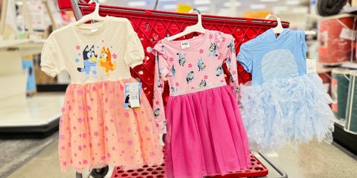 NEW Bluey Clothing at Target from $8 (Tops, Dresses, Jackets & More!)
