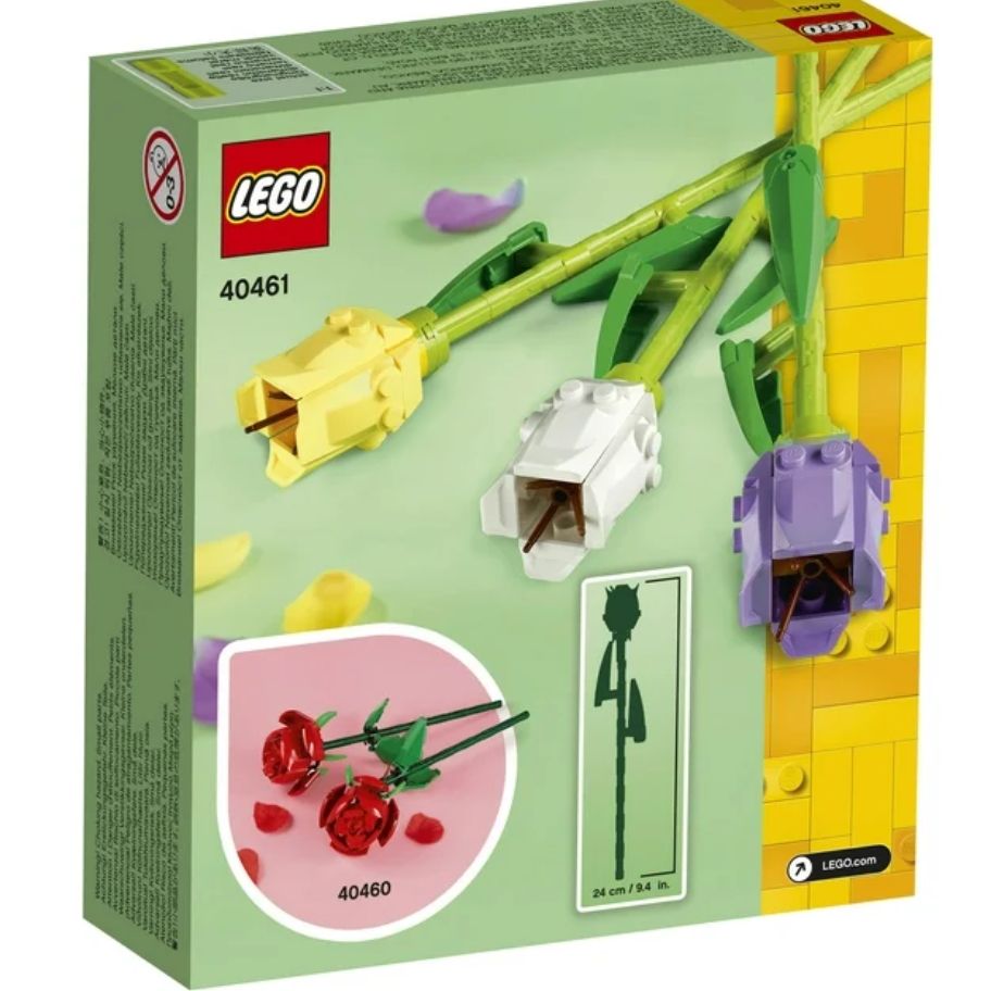 image of a LEGO The Botanical Collection Tulips 111-Pc Set Box