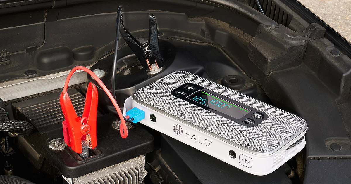 HALO Portable Jump Starter & Air Compressor from $114.98 Shipped