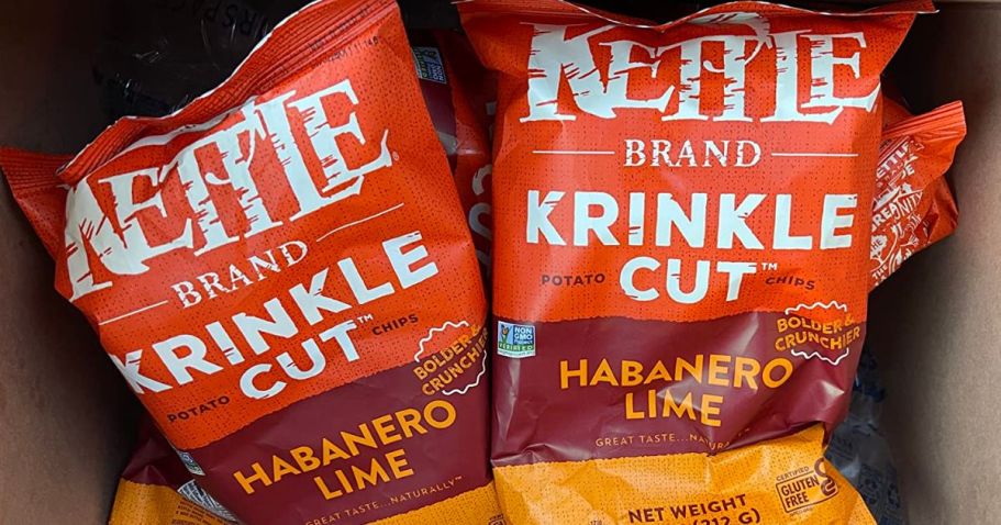 Kettle Brand Krinkle Cut Habanero Lime Potato Chips Only $2.44 Shipped on Amazon