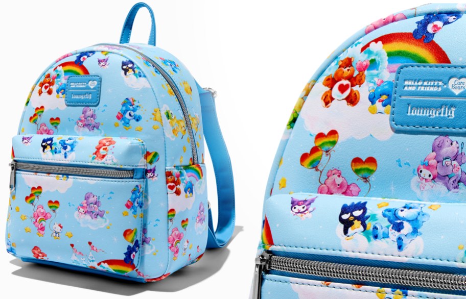 Hello Kitty and Friends X Carebears Loungefly Backpack