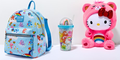 NEW Hello Kitty X Care Bears Collaboration at Claire’s | Loungefly Backpack, Tumbler, and Plush!