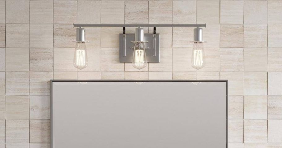 *HOT* Up to 80% Off Home Depot Lighting + Free Shipping | Vanity Bathroom Light Just $11.90 Shipped!