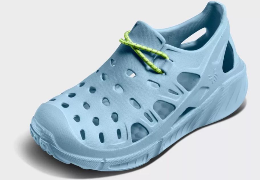 toddlers light blue water shoe