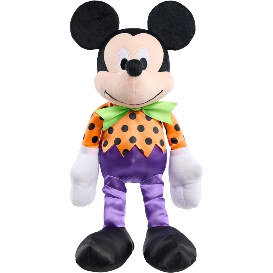 a mickey mouse halloween plush toy