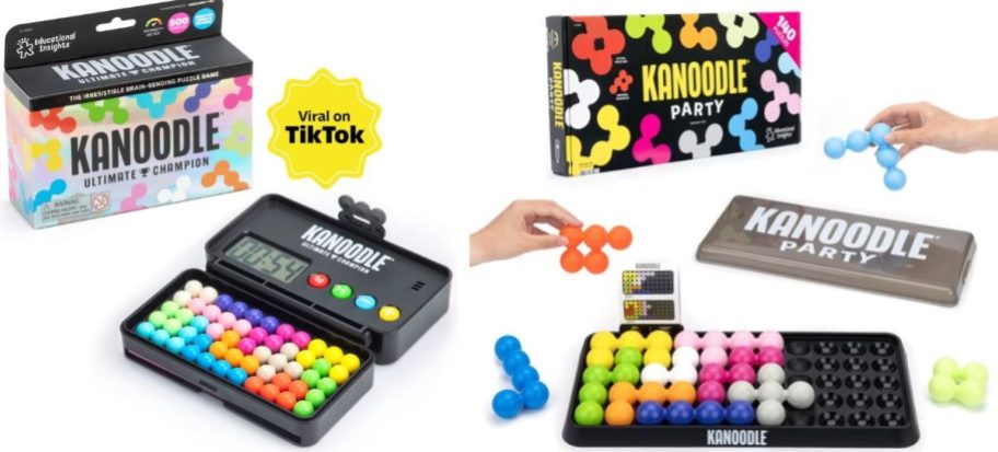 Kanoodle different games displayed next to eachother