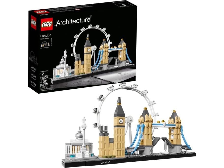 A LEGO Architecture London set and box