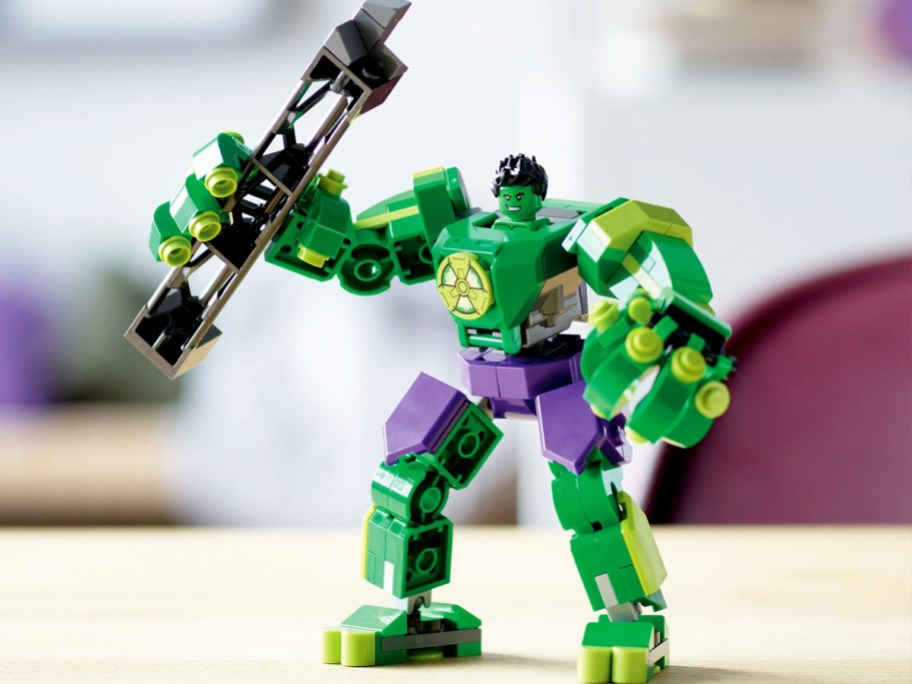 LEGO Marvel Hulk Mech Armour Avengers Action Figure