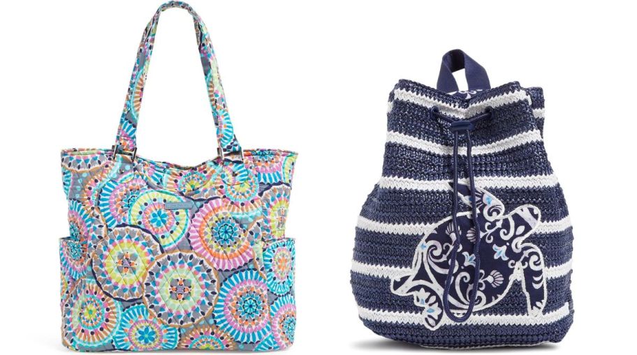 two vera bradley totes