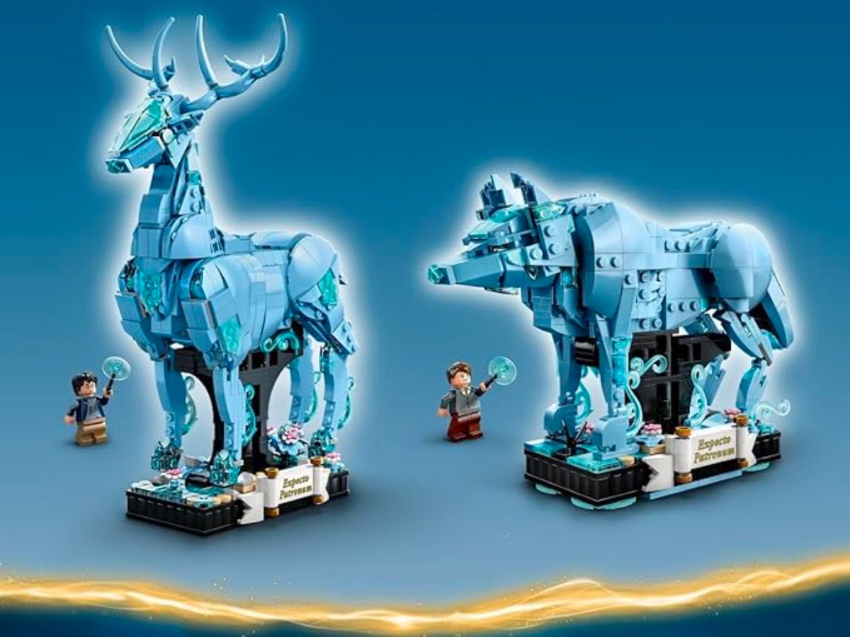 Lego Harry Potter Expecto Patronum Building Set with both build options