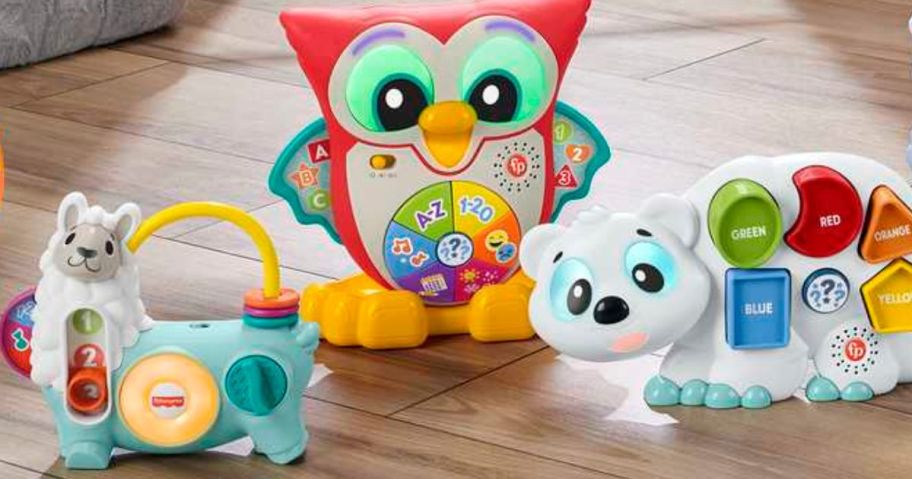 A Linkimals Llama, Owl and Polar bear toy