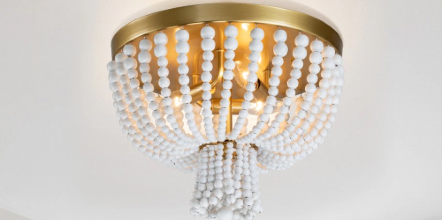 Up to 75% Off Lowe’s Lighting + Free Shipping | Beaded Pendant Light Only $18 Shipped