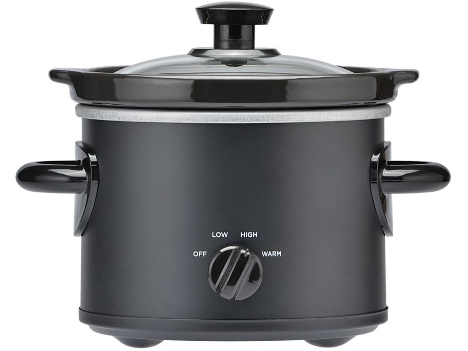 Mainstays-2-QT-Slow-Cooker-in-black اشترى 1000 شخص هذا الطباخ البطيء بسعة 2 لتر بالأمس وبسعر 9.98 دولارًا فقط على موقع Walmart.com!