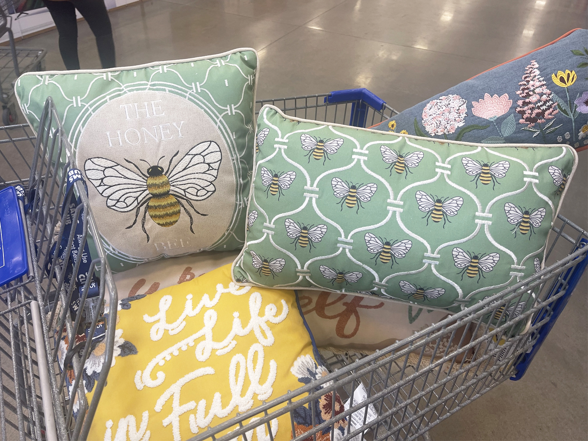 Sam's Club Embroidered Spring Throw Pillows Only 16.98 Hip2Save