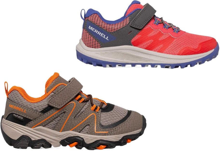 2 pairs of Merrell Kids Shoes