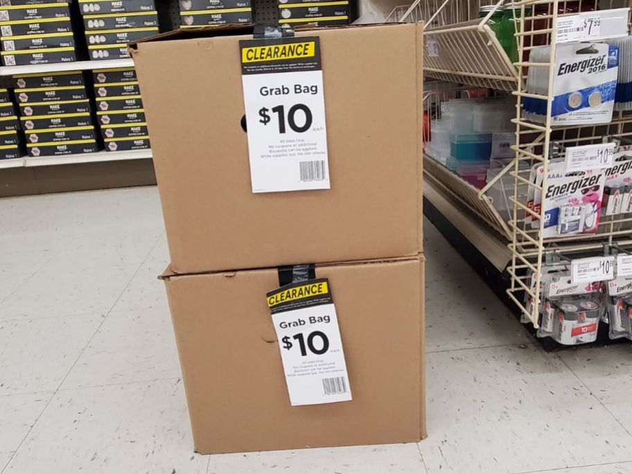 2 Michael's Grab Bag Boxes in the store