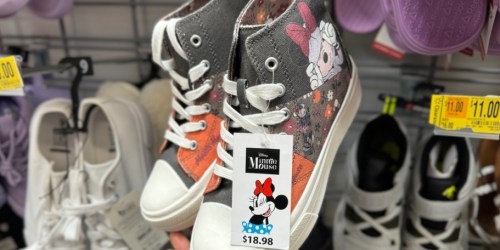 Walmart Clearance Kids Shoes | Disney High Top Platform Sneakers Just $12!