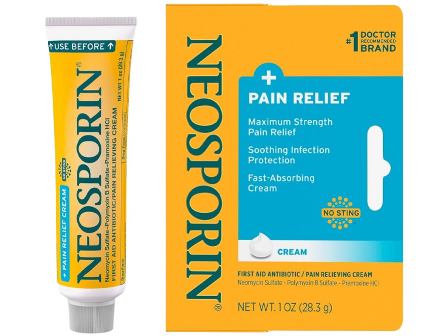 Neosporin + Pain Relief Cream 1oz. Tube