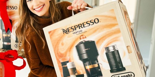 Nespresso VertuoPlus Coffee Maker w/ Milk Frother Only $139 Shipped + Get $20 Kohl’s Cash (Reg. $249)