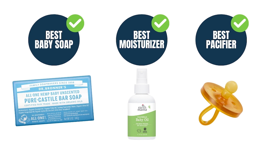 graphic of best toxic free baby products