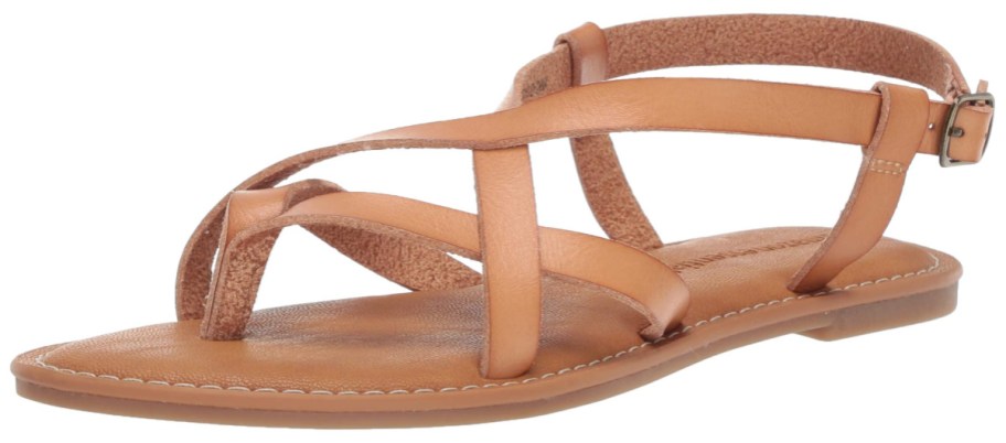 Nude strappy sandals from amazon