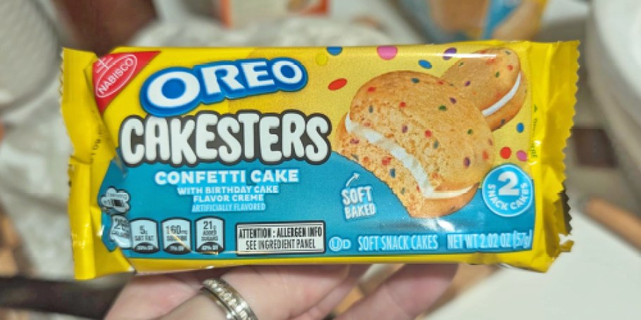 OREO Cakesters Confetti Cake 5-Pack Just $2.79 Shipped on Amazon