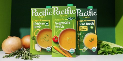 Pacific Foods Organic Vegetable Broth 32oz Carton Only $2 Shipped on Amazon