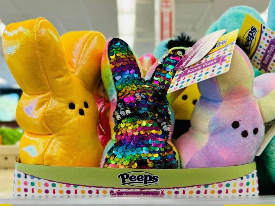 A box of 6" Peeps Plush at Walgreens