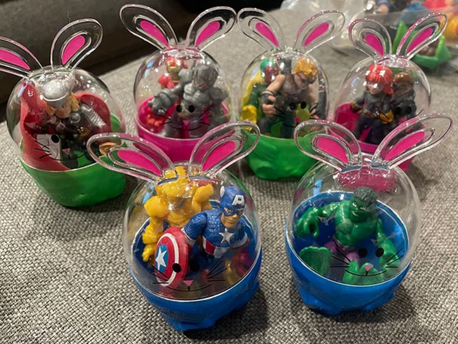Easter Eggs filled with Marvel Heroes