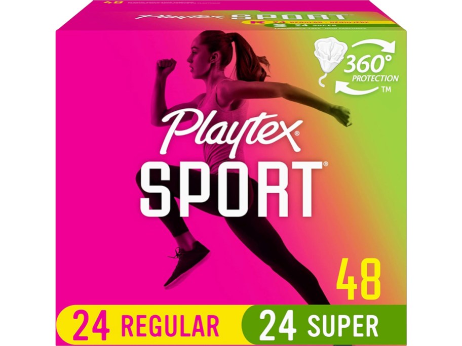 box of playtex sport tampons