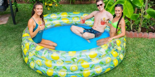 *HOT* Up to 80% Off Sam’s Club Water Fun Toys | Lemon Print Inflatable Pool Only $9.91 (Reg. $50)