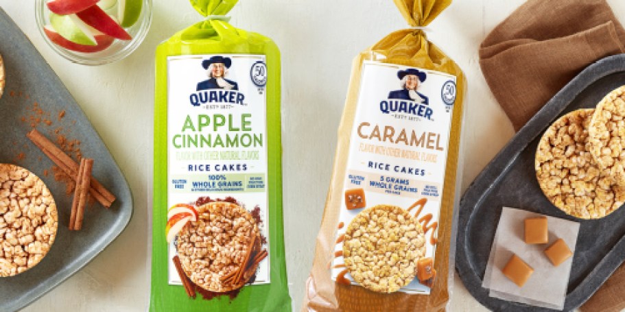 Quaker Rice Cakes 6-Count Variety Pack Just $11.77 Shipped on Amazon