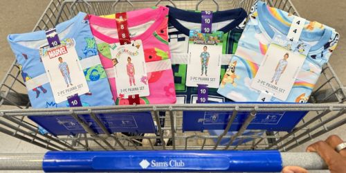 Sam’s Club Kids 2-Piece Character Pajama Sets Only $10.98