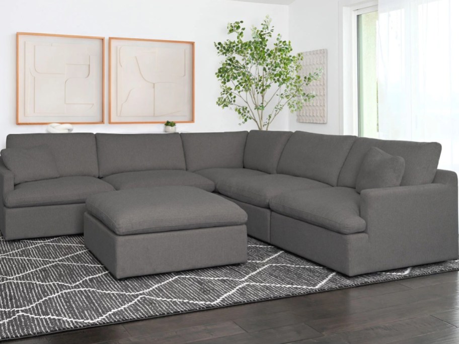 dark gray sectional from Sam's club 