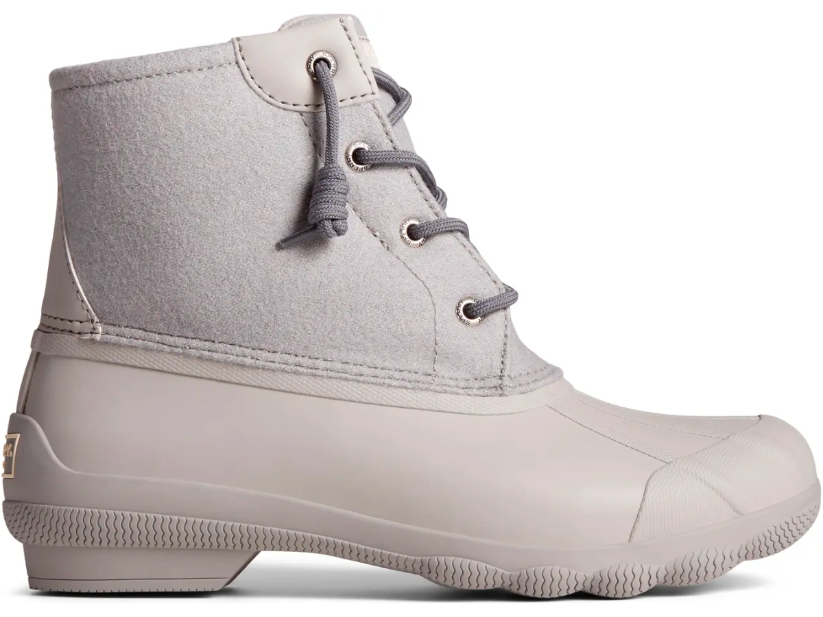 Sperry saltwater duck boot on sale grey