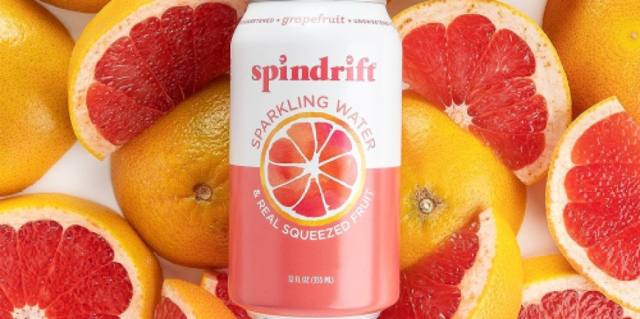 Spindrift Sparkling Water 24-Pack Only $14 Shipped on Amazon (Made w/ Real Fruit)