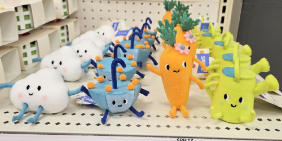 New Target Easter Decor: $5 Felt Duos, $6 Bunny Figurines, & More