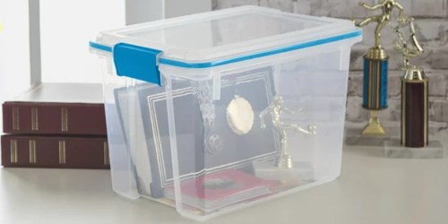 Sterilite 20 Qt. Clear Plastic Latch Storage Box Just $6.97 on Walmart.com (Reg. $10)