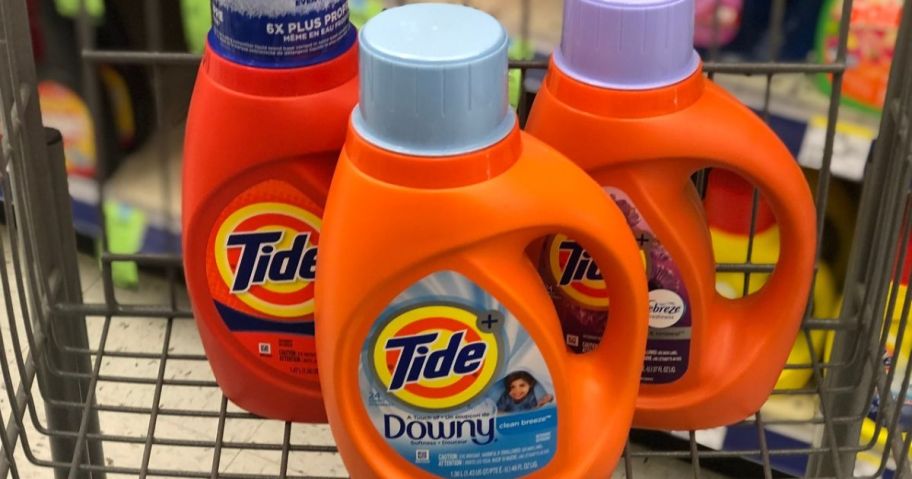 Tide detergent in cart