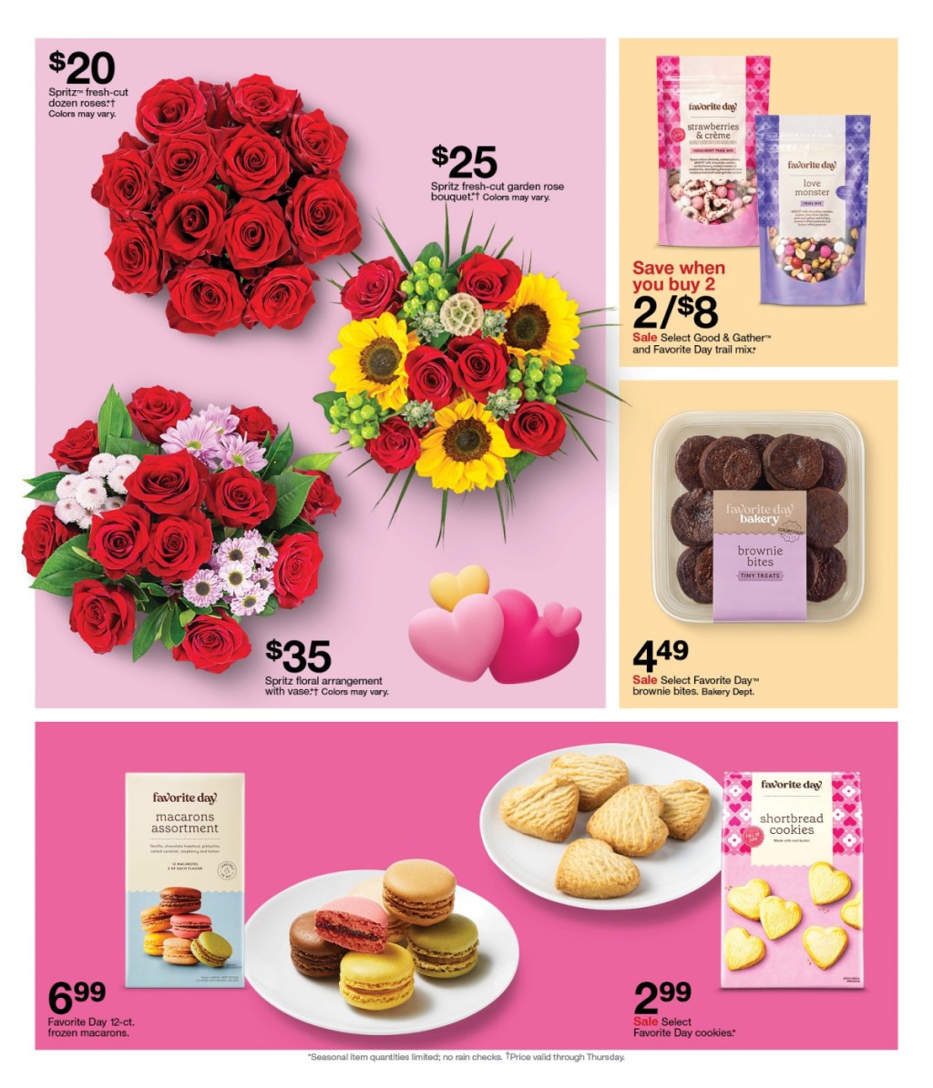 page from Target ad