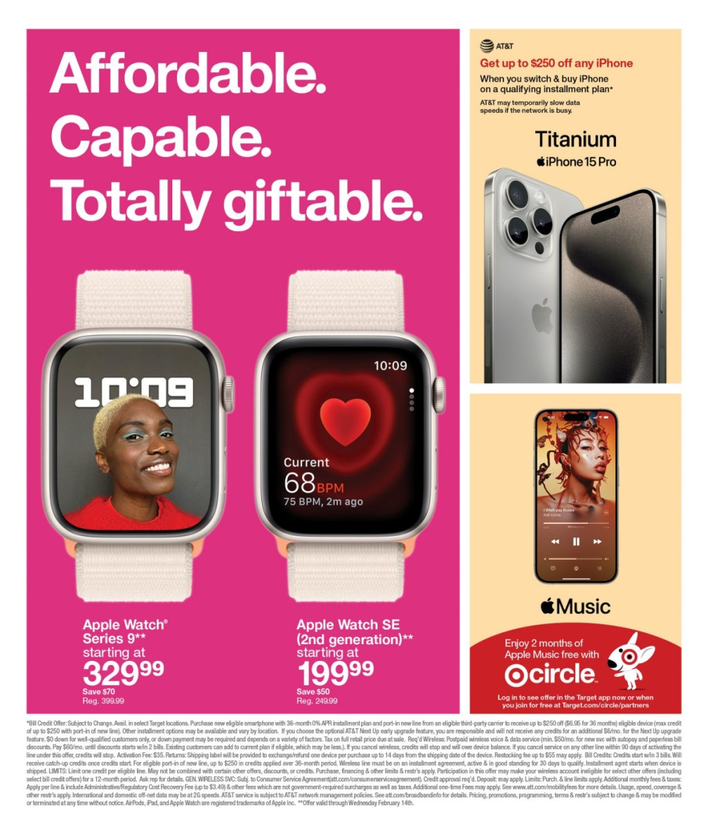 page from Target Ad
