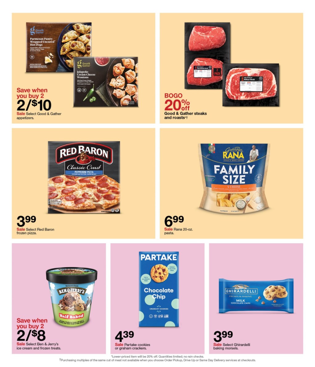 page from Target ad 