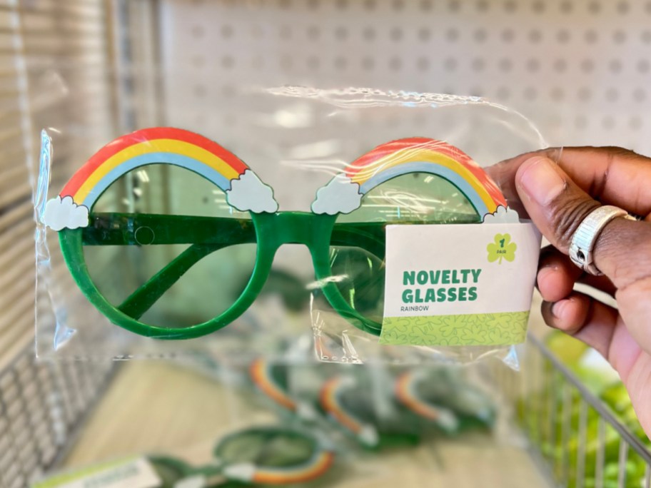 Target Bullseye Novelty Rainbow Glasses