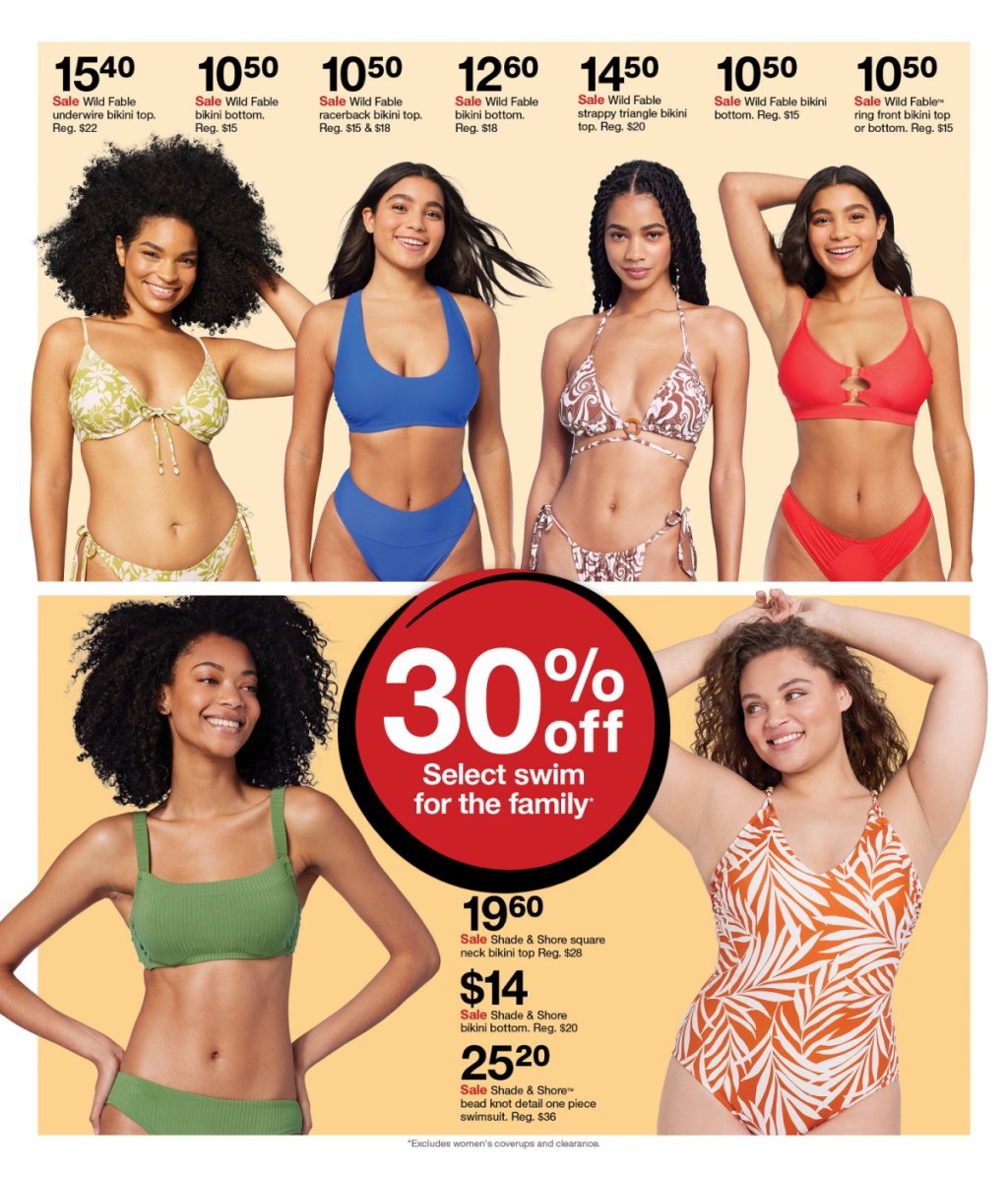 page from Target ad