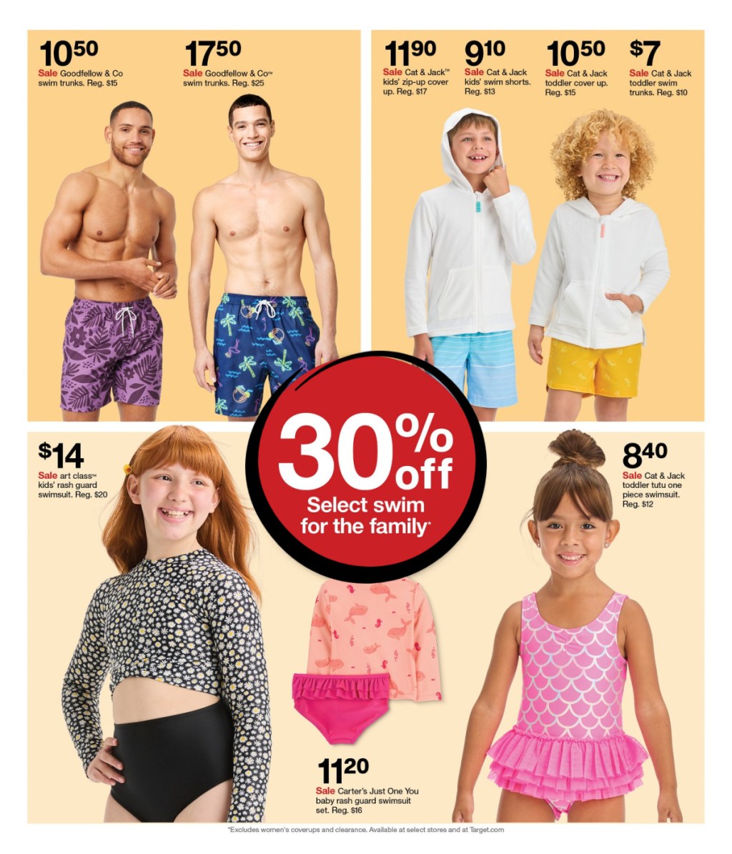 page from Target ad